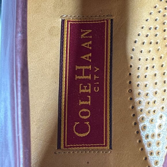 Cole Haan City Mens Size 9 M Leather Dress Shoes Loafers Pinch Penny Brown Work - Picture 9 of 10